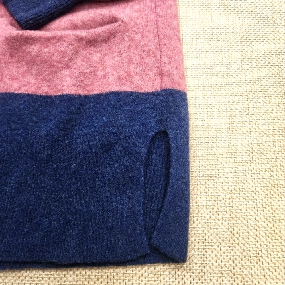 Madewell Cardigan Womens Sz S Colorblock Oversized Alpaca Wool Blend - Picture 8 of 8